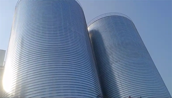 濮阳2座混凝土高架卷板仓